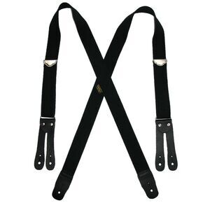 Welch Men's Elastic Button End Double Face Suspenders